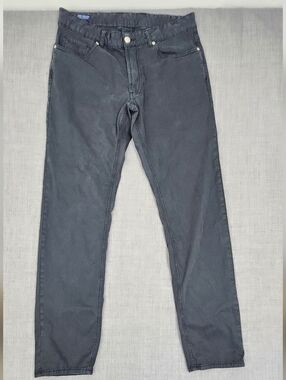 Peter Millar Black Slim Style Stretch Pants 32×32